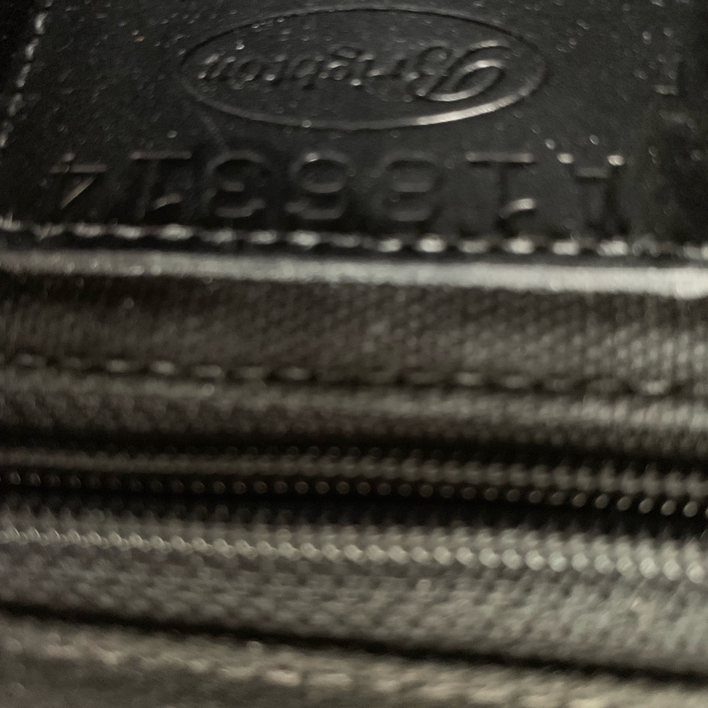Brighton Black Croc-Embossed Shoulder Bag with Silver Chain - Picture 5 of 8
